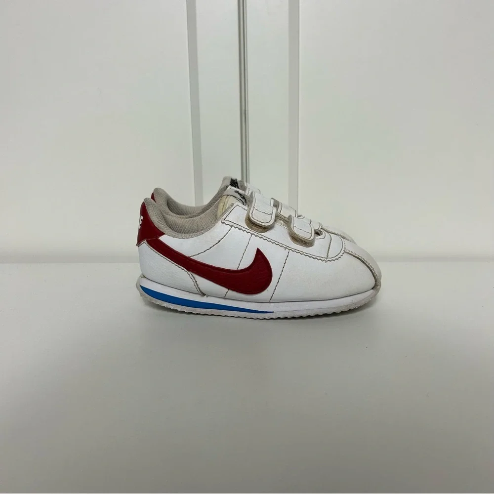 Nike Cortez white blue red strap Forrest Gump